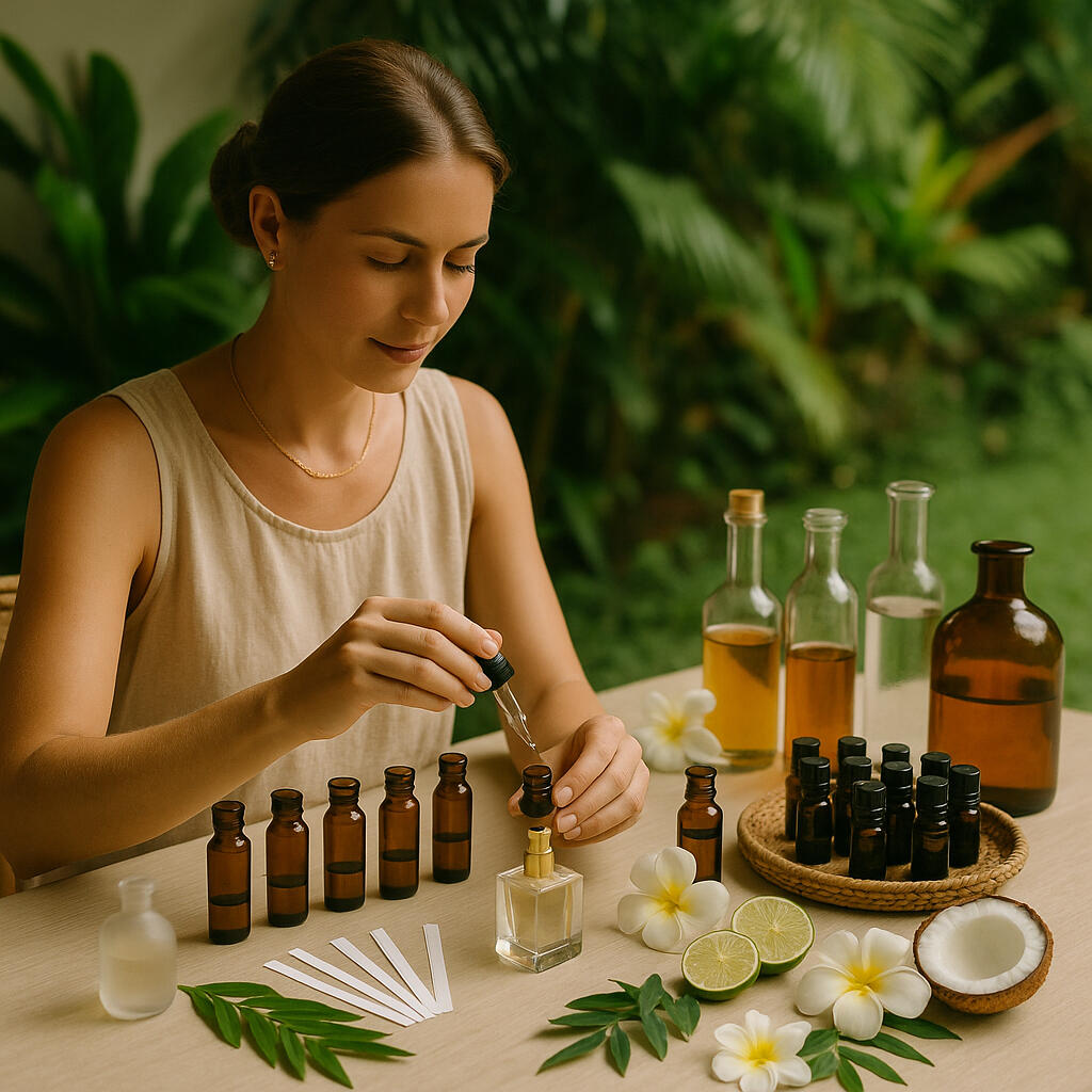 Tropical perfume-making workshop Craft your own fragrance from island flowers and spices